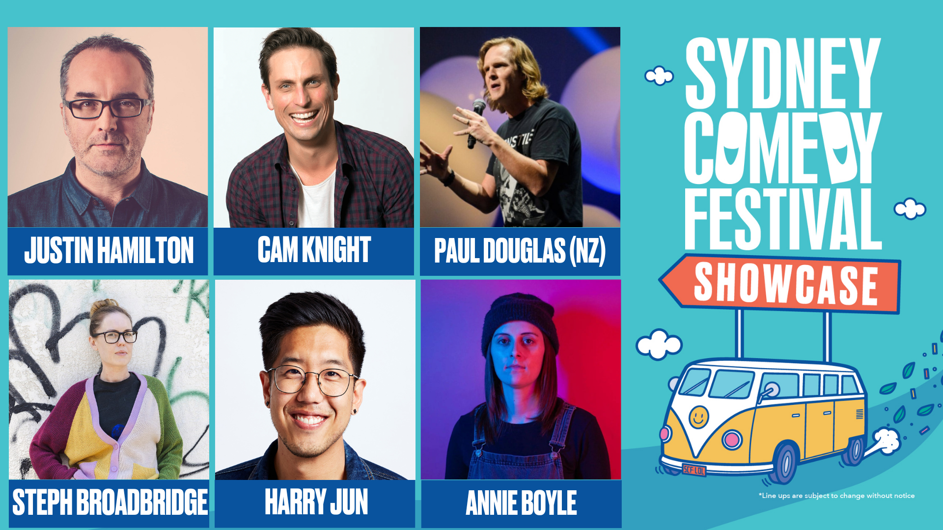 Comedians Announced